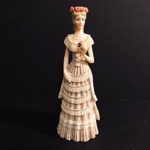 Vintage Victorian Lady Anna Doll Display Figurine